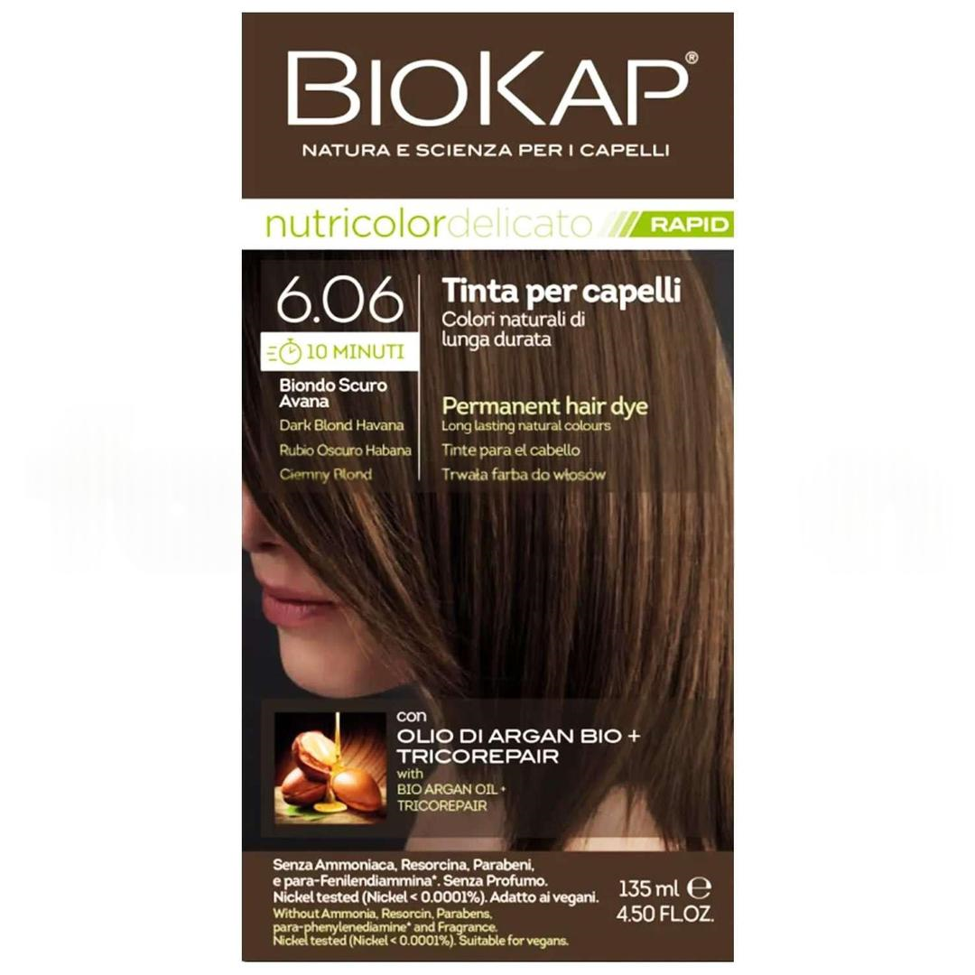 Biokap 6.06 Nutricolor Delicato Rapid Koyu Sarı Havana 135 ml