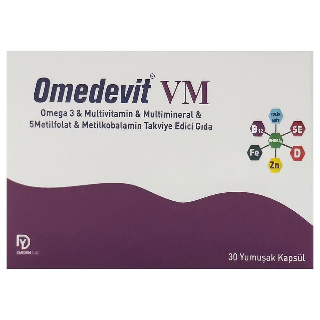 Omedevit VM 30 Yumuşak Kapsül