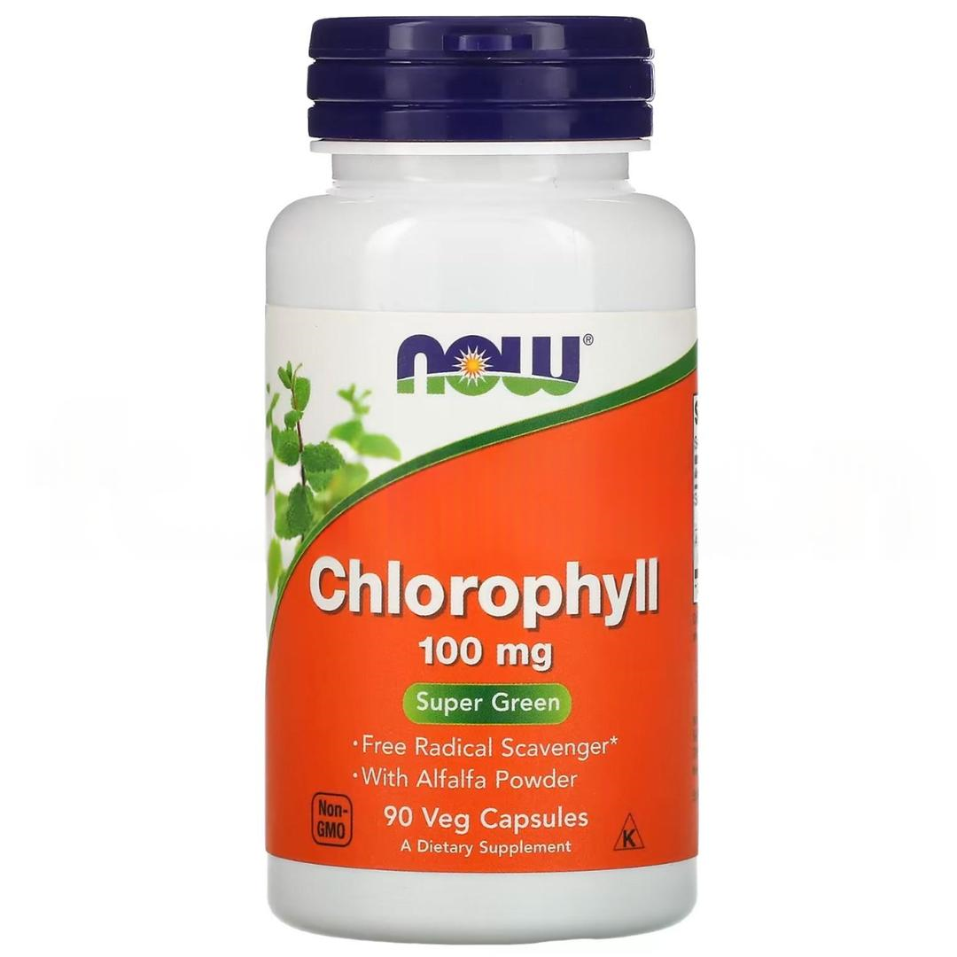 Now Foods Chlorophyll 100 mg 90 Veg Capsules - İthal