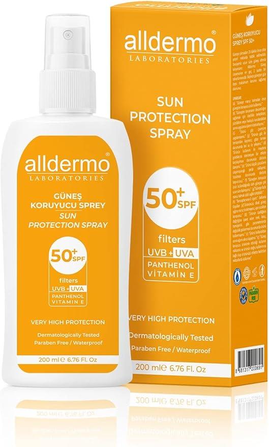 Alldermo Spf 50 200 ml Güneş Kremi Spreyi