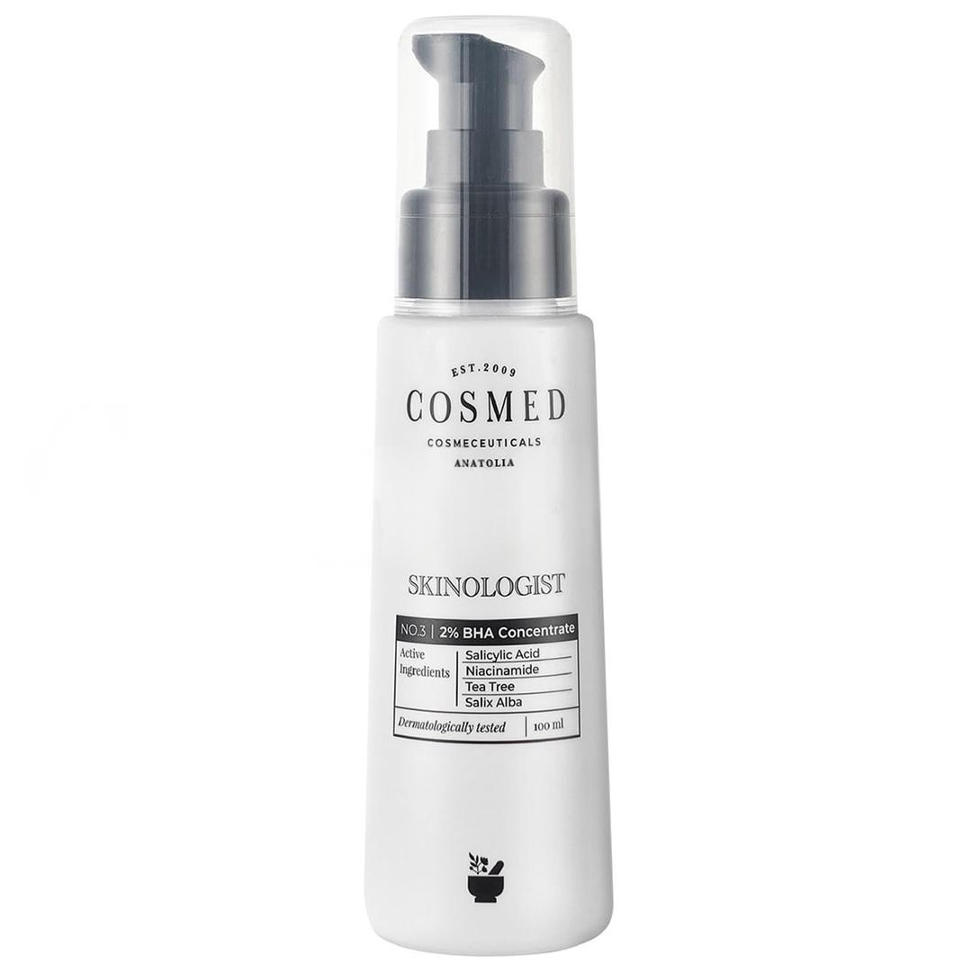 Cosmed Skinologist %2 BHA Concentrate - Siyah Nokta Karşıtı Salisilik Asitli Serum Tonik Yağlı Karma Akne Eğilimli Ciltler 100 ml