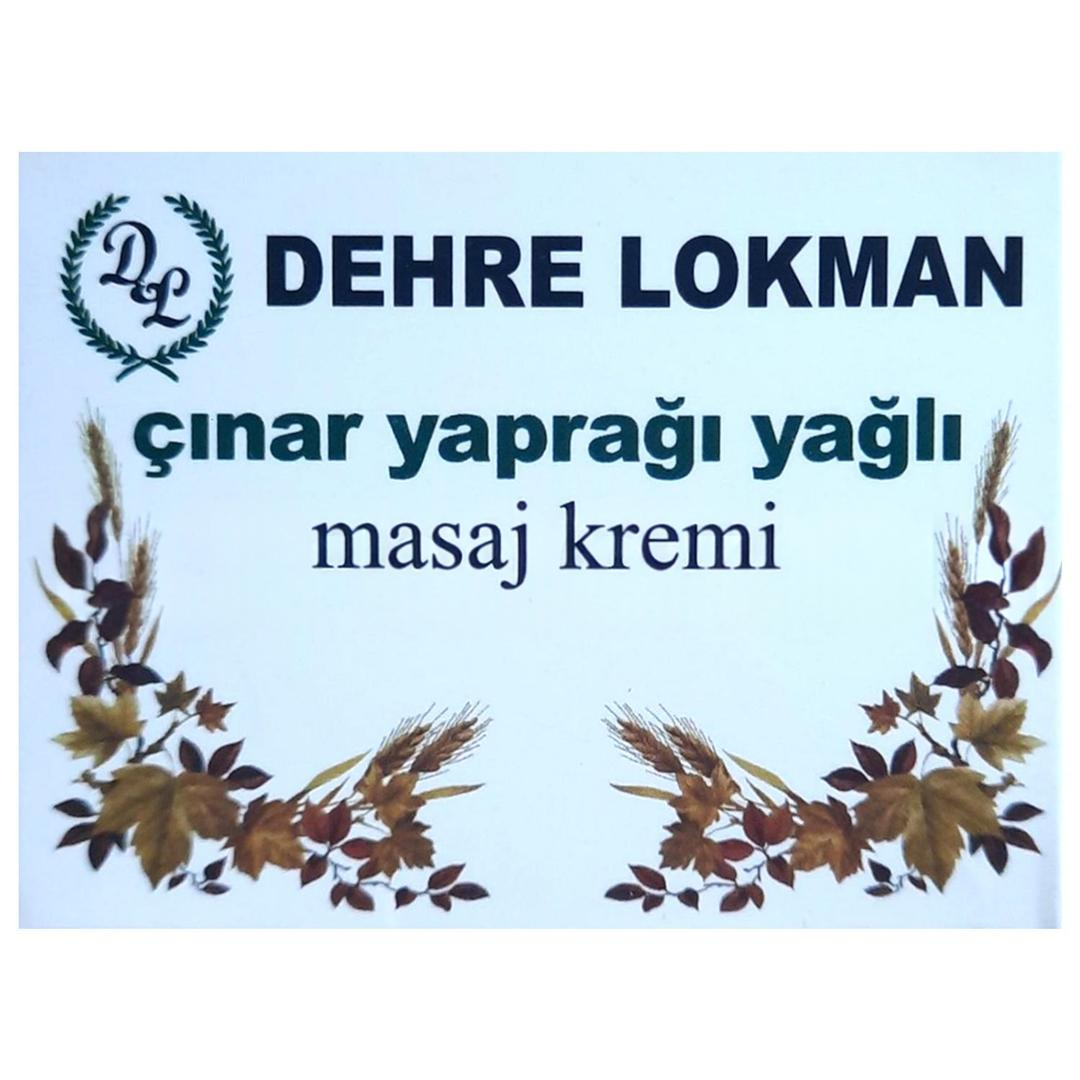 Dehre Lokman Çınar Yaprağı Yağlı Masaj Kremi 100 ml