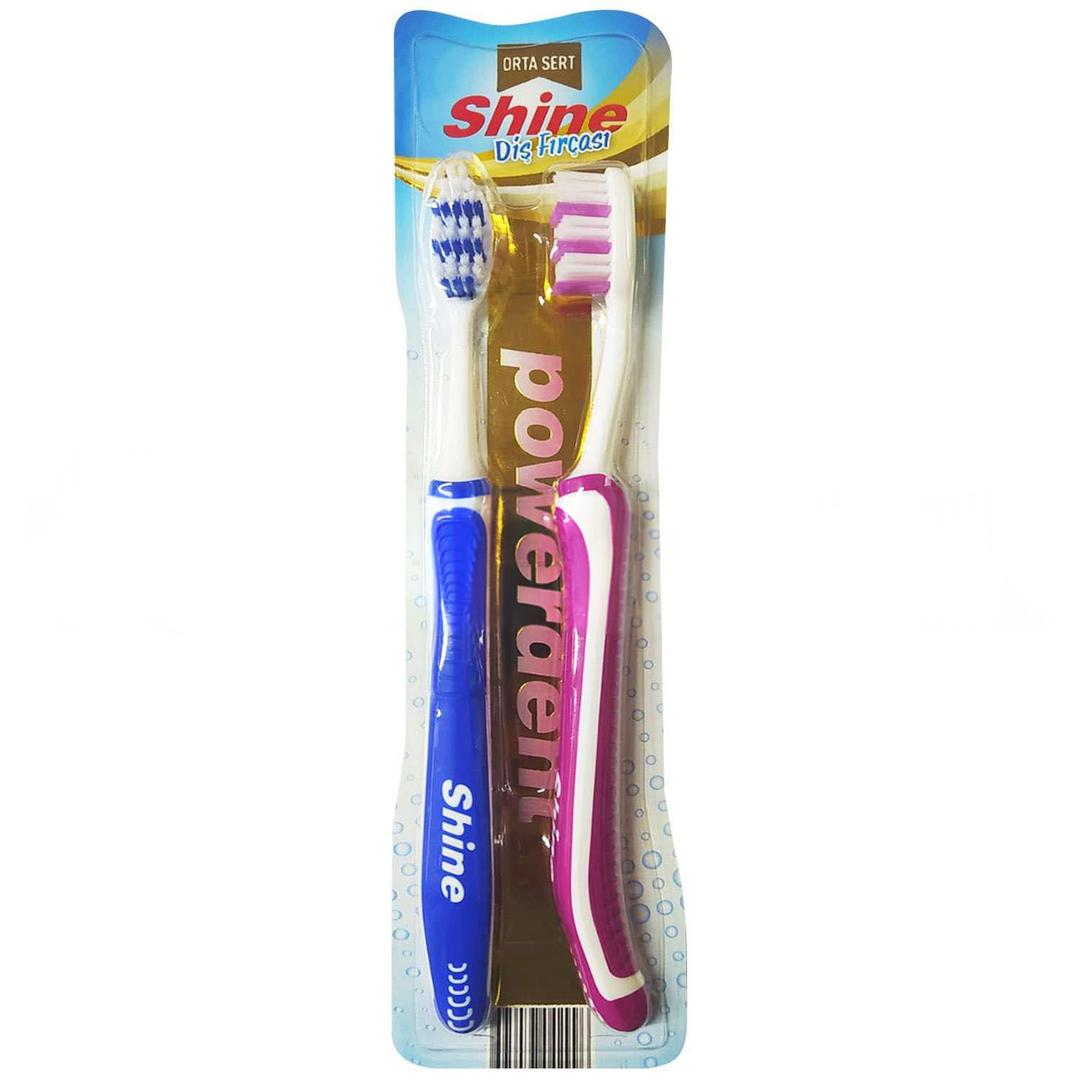 Shine Diş Fırçası Orta Sert 2'li