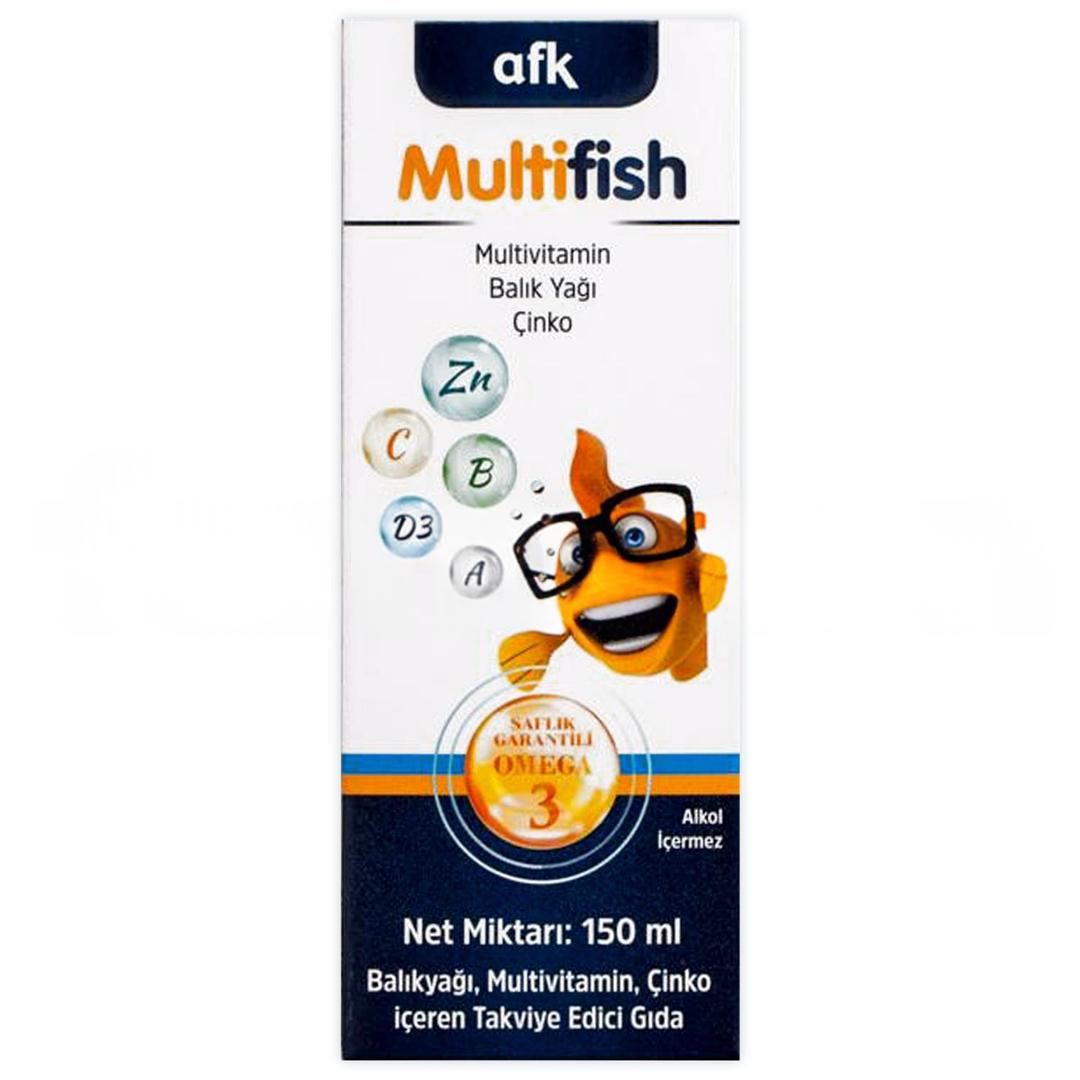 Multifish Omega Multivitamin Çinko Şurup 150 ml