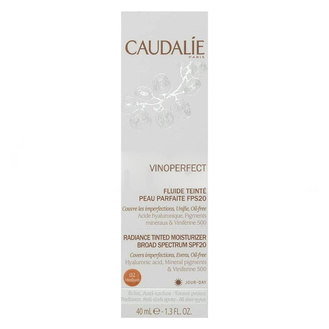 Caudalie Vinoperfect Radiance Tinted Moisturizer Medium 40 ml - Leke Karşıtı Işıltı Verici Kapatıcı Orta Ton