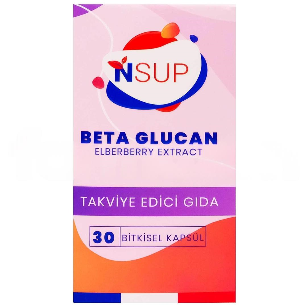 Nsup Beta Glukan + Mürver Ekstresi 30 Kapsül