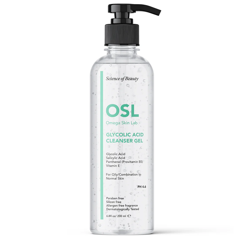 Osl Omega Skin Lab Glikolik Makyaj ve Yüz Temizleme Jeli 200 ml