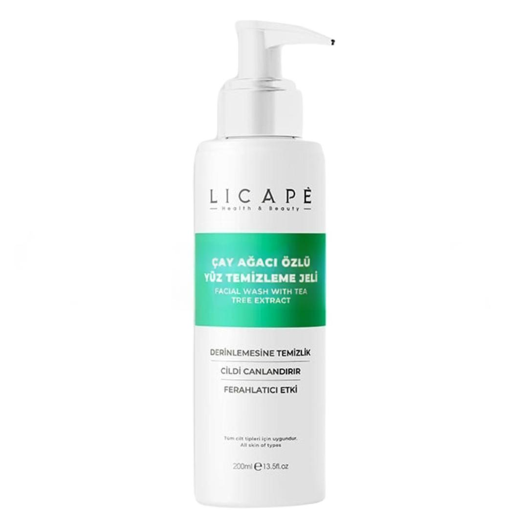 Licape Çay Ağacı Özlü Yüz Temizleme Jeli 200 ml