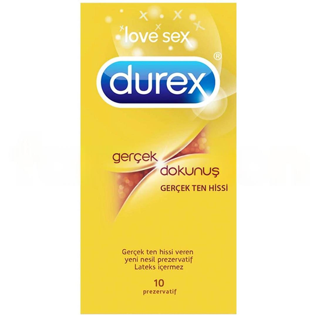Durex Gerçek Dokunuş Ultra Kaygan Prezervatif 10'lu - Eski Ambalaj
