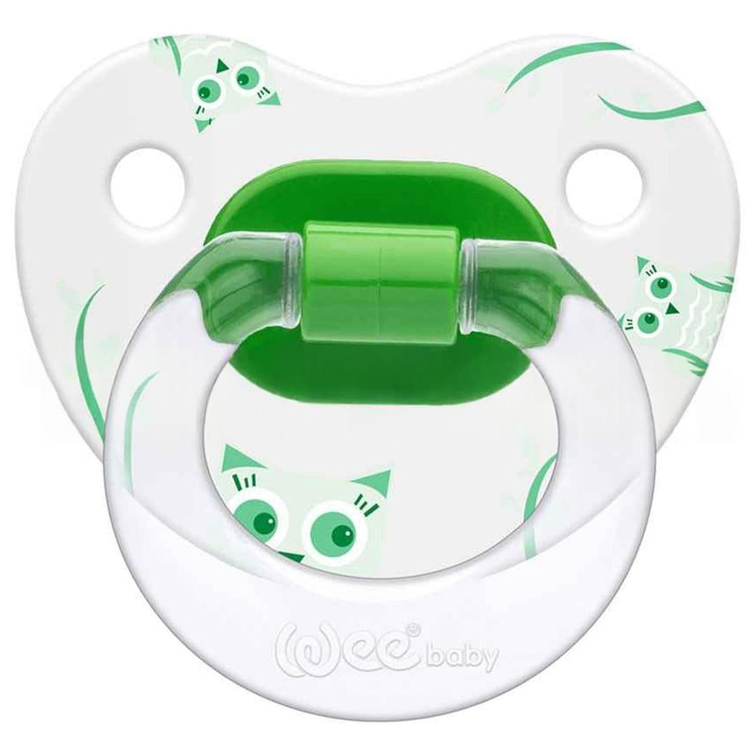 Wee Baby 835 Desenli Damaklı Emzik No: 3 - Yeşil