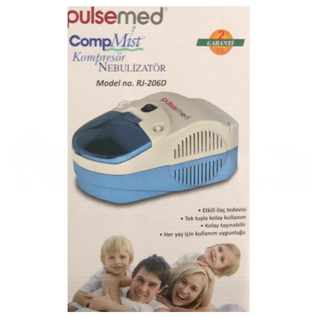 Pulsemed Comp Mist Kompresörlü Nebulizatör Rj-206D