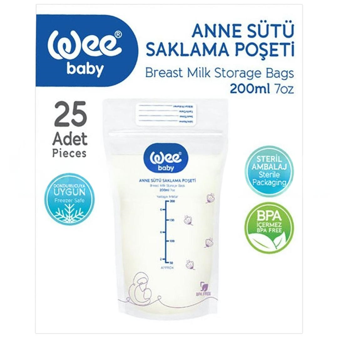 Wee Baby 889 Süt Saklama Poşeti 25'li