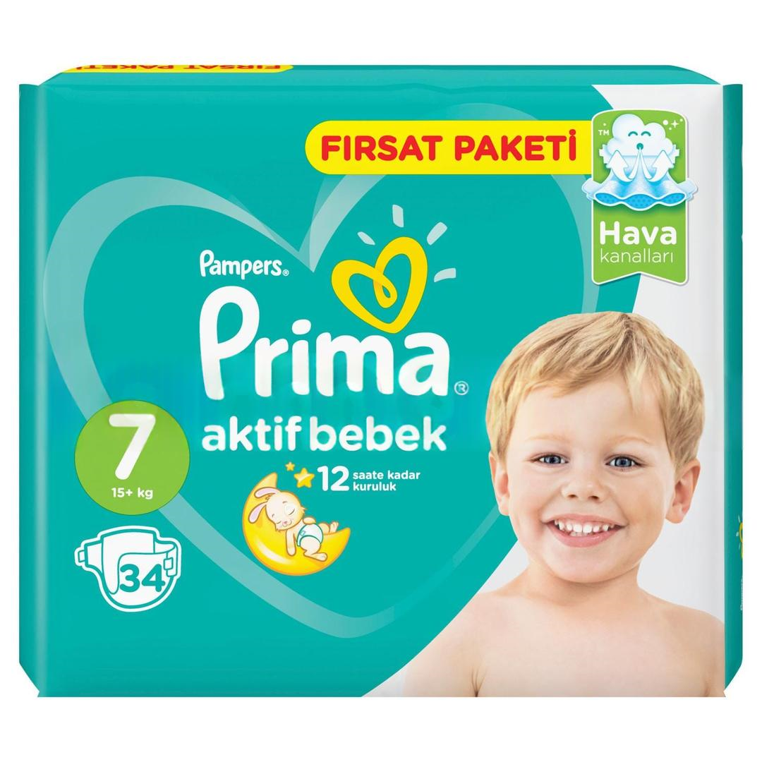 Prima Bebek Bezi Aktif Bebek No: 7 34'lü