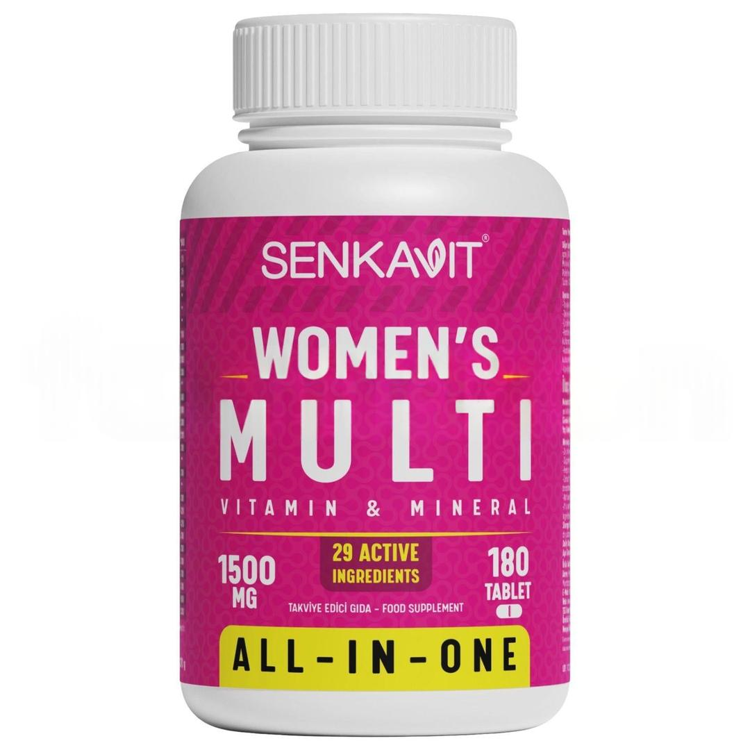 Senkavit Women's Multivitamin ve Multimineral Complex 180 Tablet
