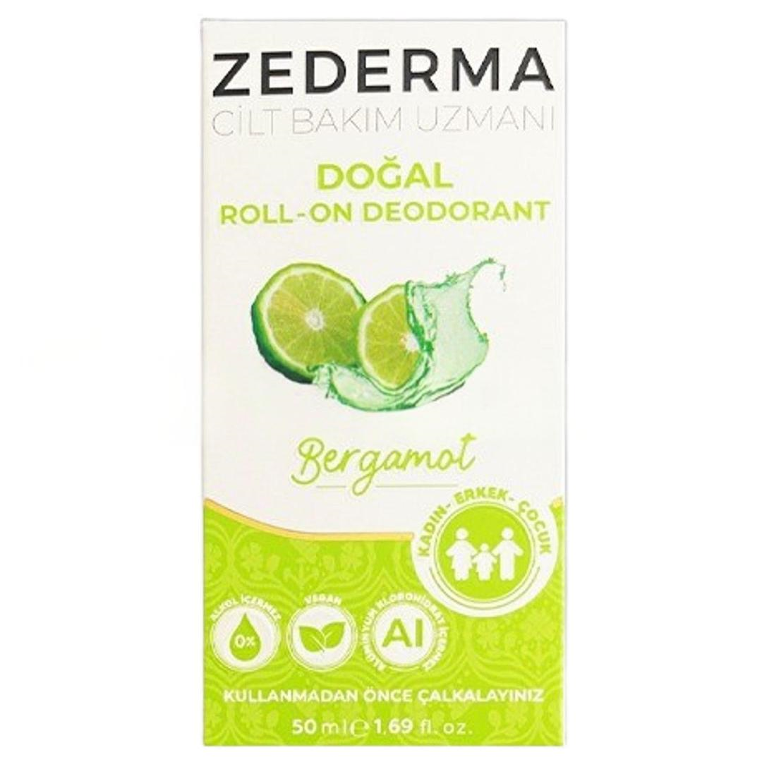 Zederma Doğal Roll-On Deodorant Bergamot 50 ml
