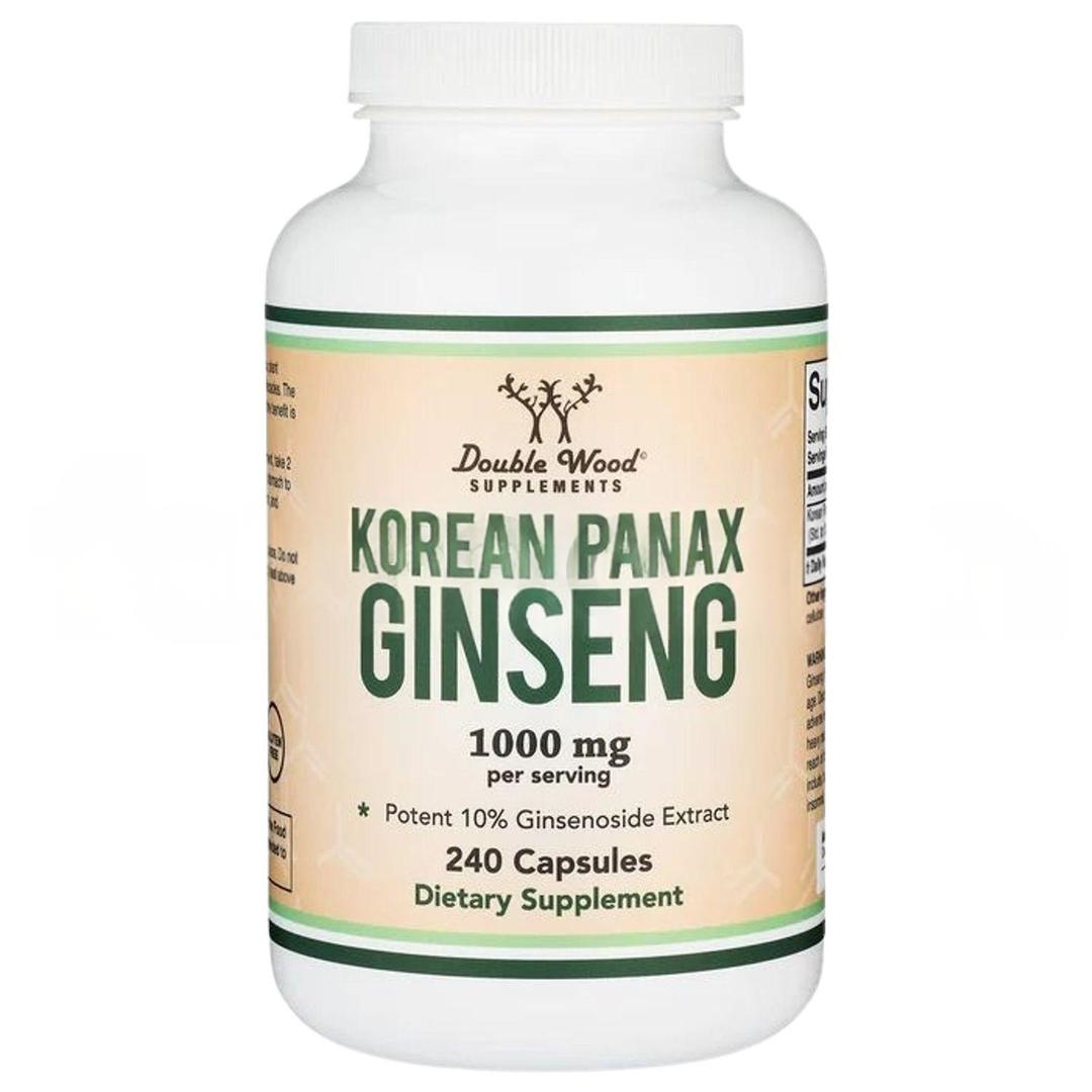 Double Wood Korean Panax Ginseng 1000 mg 240 Kapsül - İthal