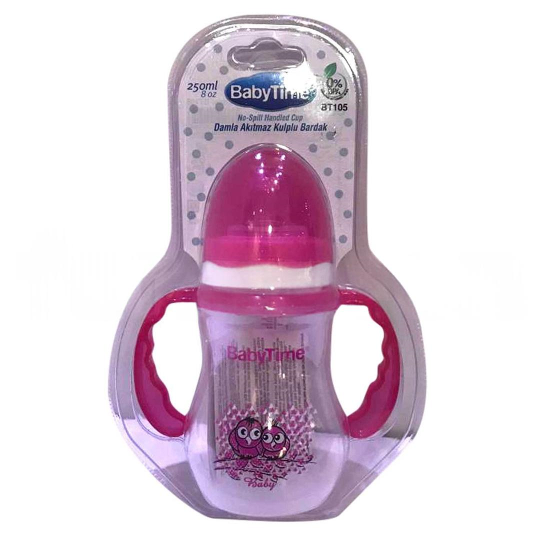 Baby Time BT105 Damla Akıtmaz Kulplu Bardak 250 ml