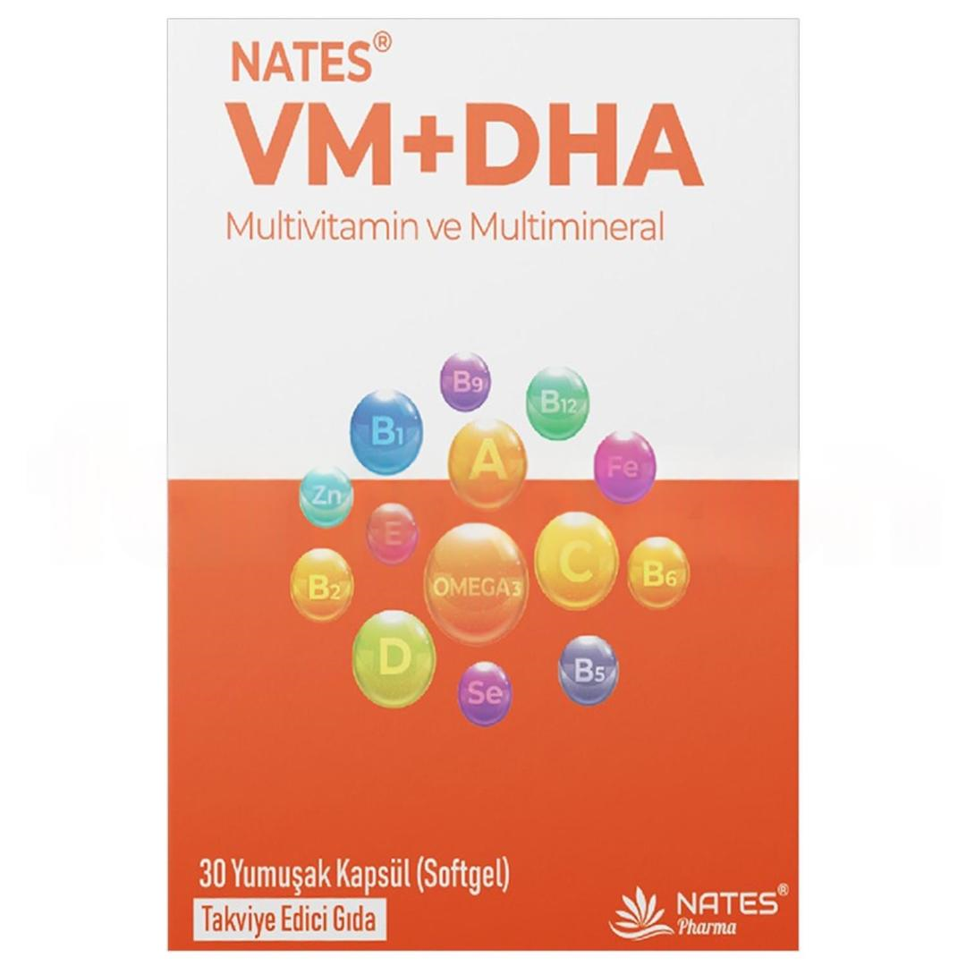 Nates VM + DHA 30 Softgel