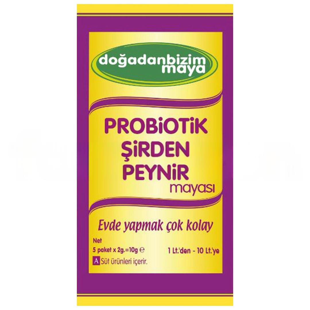 Doğadan Bizim Probiotik Şirden Peynir Mayası Toz 2 gr - 5'li Paket