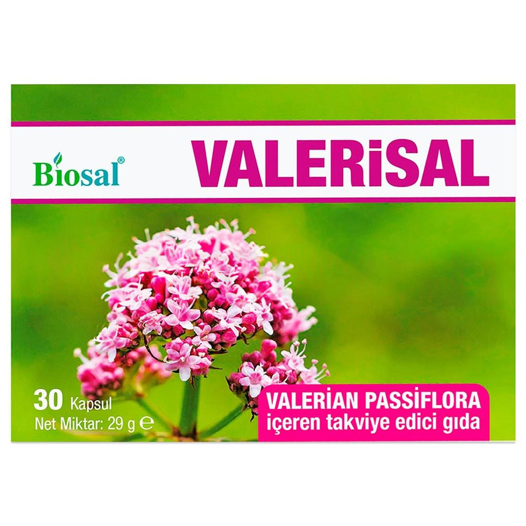 Biosal Valerisal Valerian Passiflora 30 Kapsül