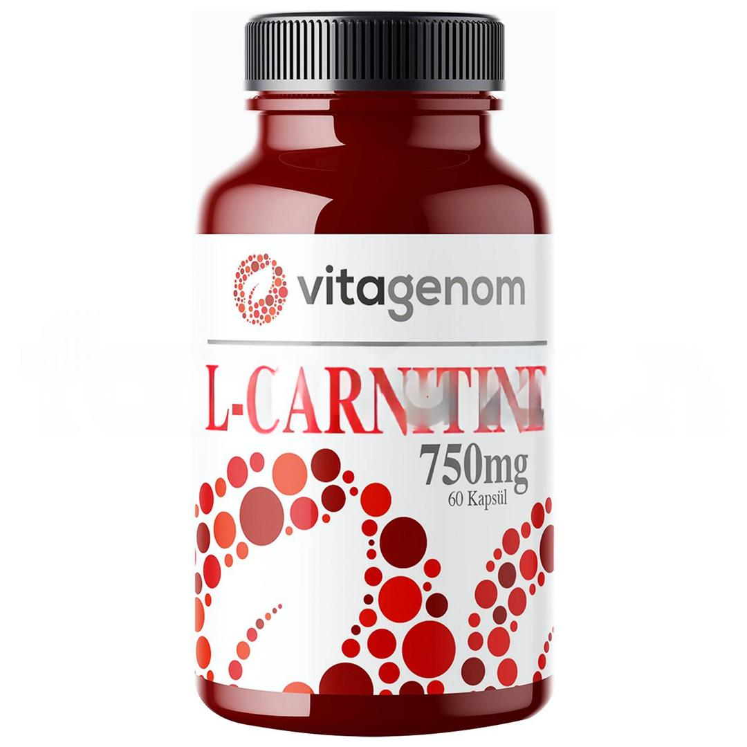 Vitagenom L-Carnitine 750 mg 60 Kapsül