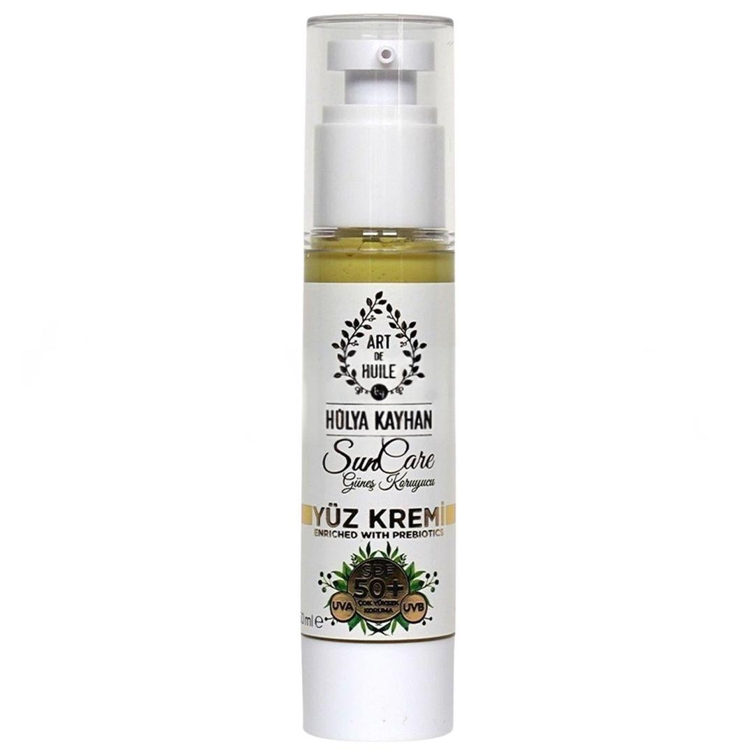 Art De Huile Güneş Koruyucu Yüz Kremi SPF50 50 ml - Altın Kapak