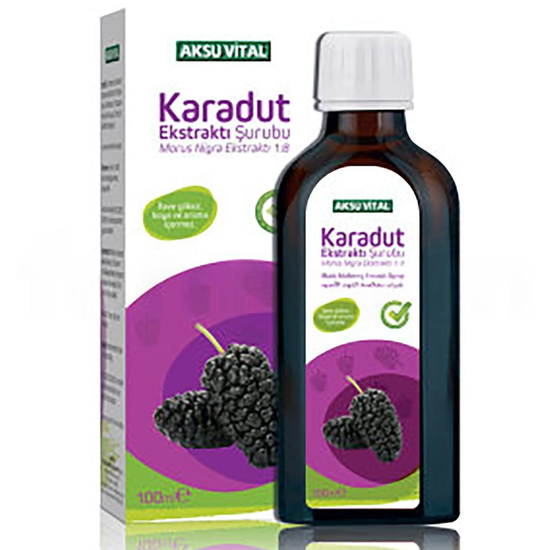 Aksu Vital Karadut Ekstraktı Şurubu 100 ml
