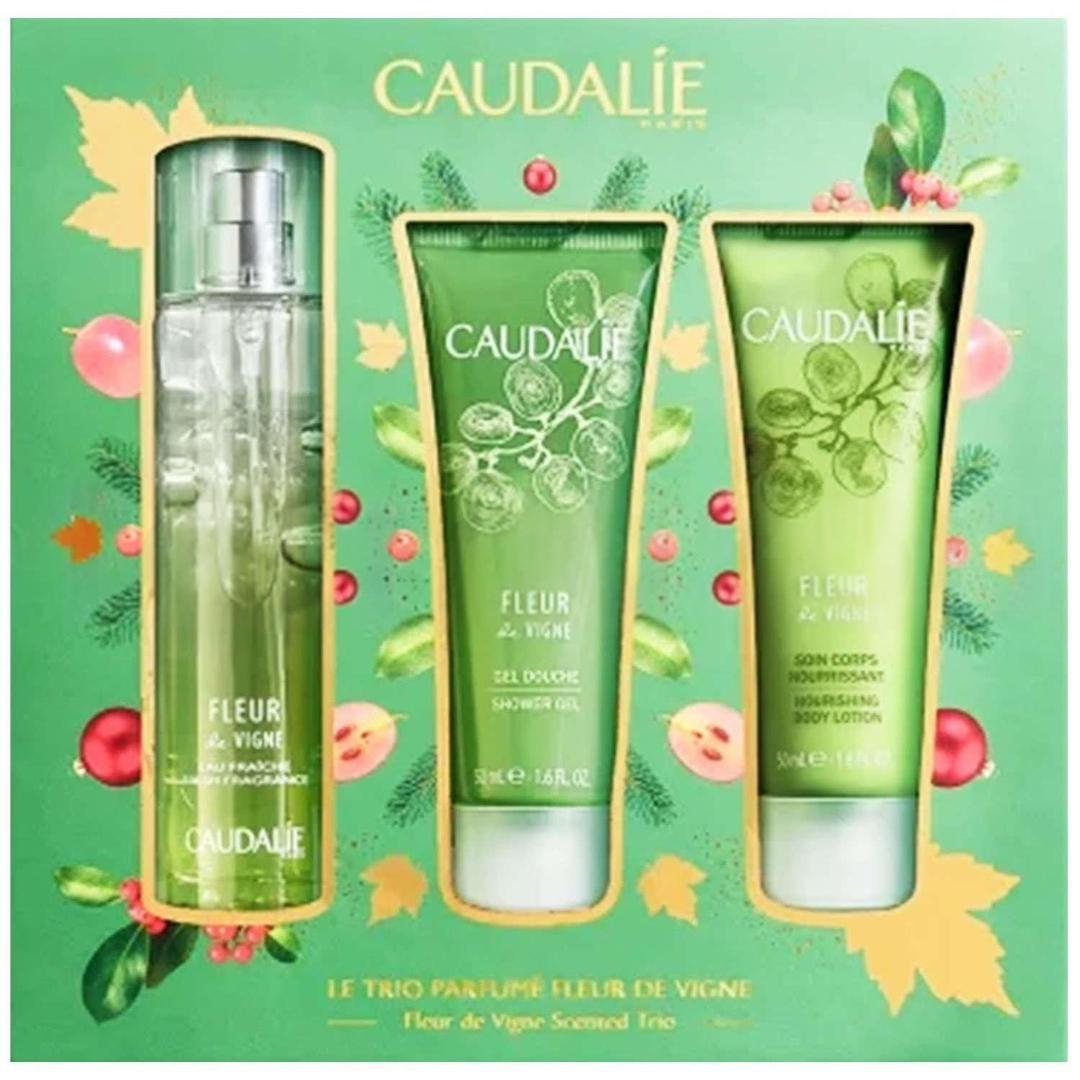 Caudalie Fleur De Vigne Set 2020 Parfüm 50 ml + Duş Jeli 50 ml - Vücut Losyonu 50 ml