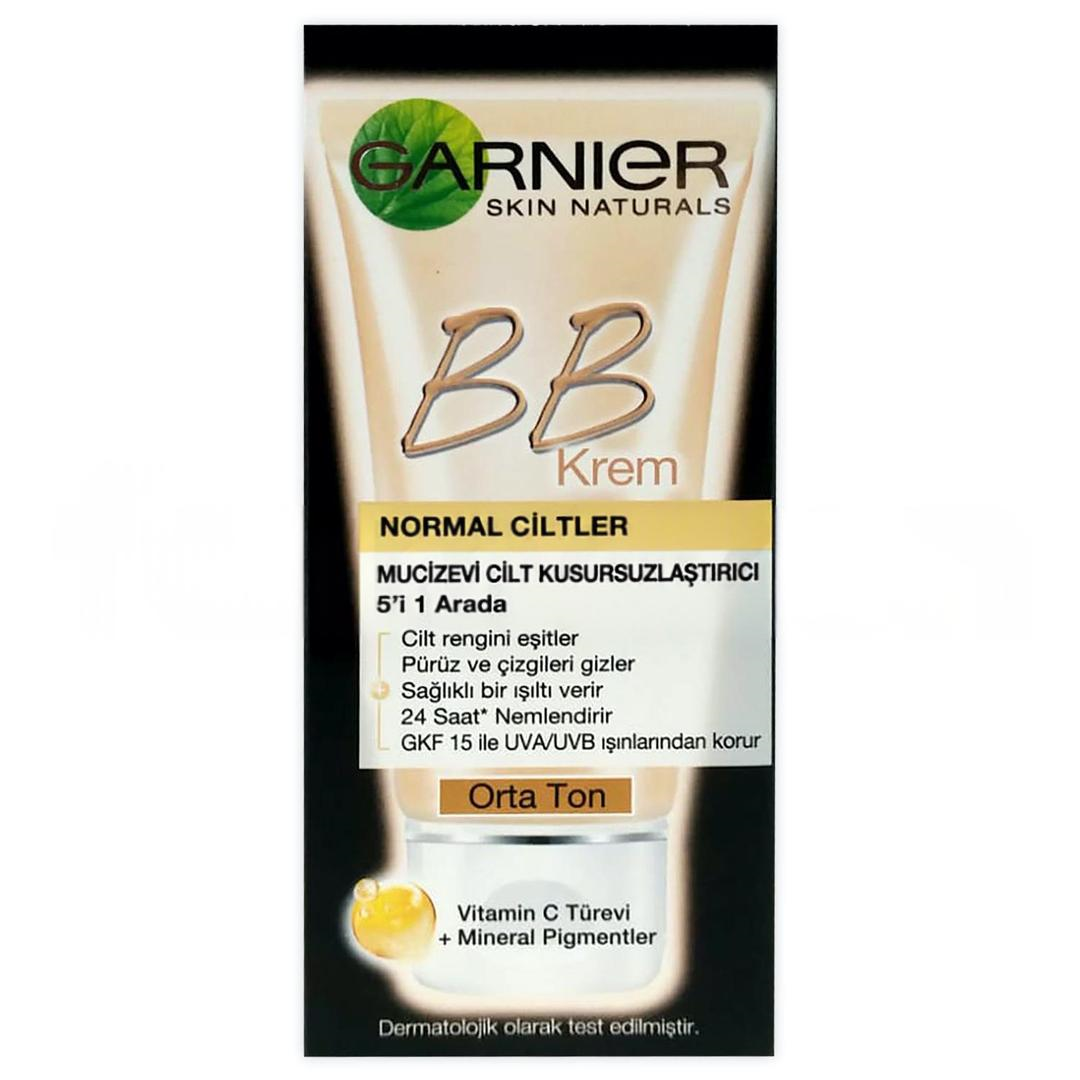 Garnier BB Krem Normal Ciltler için Orta Ton 50 ml