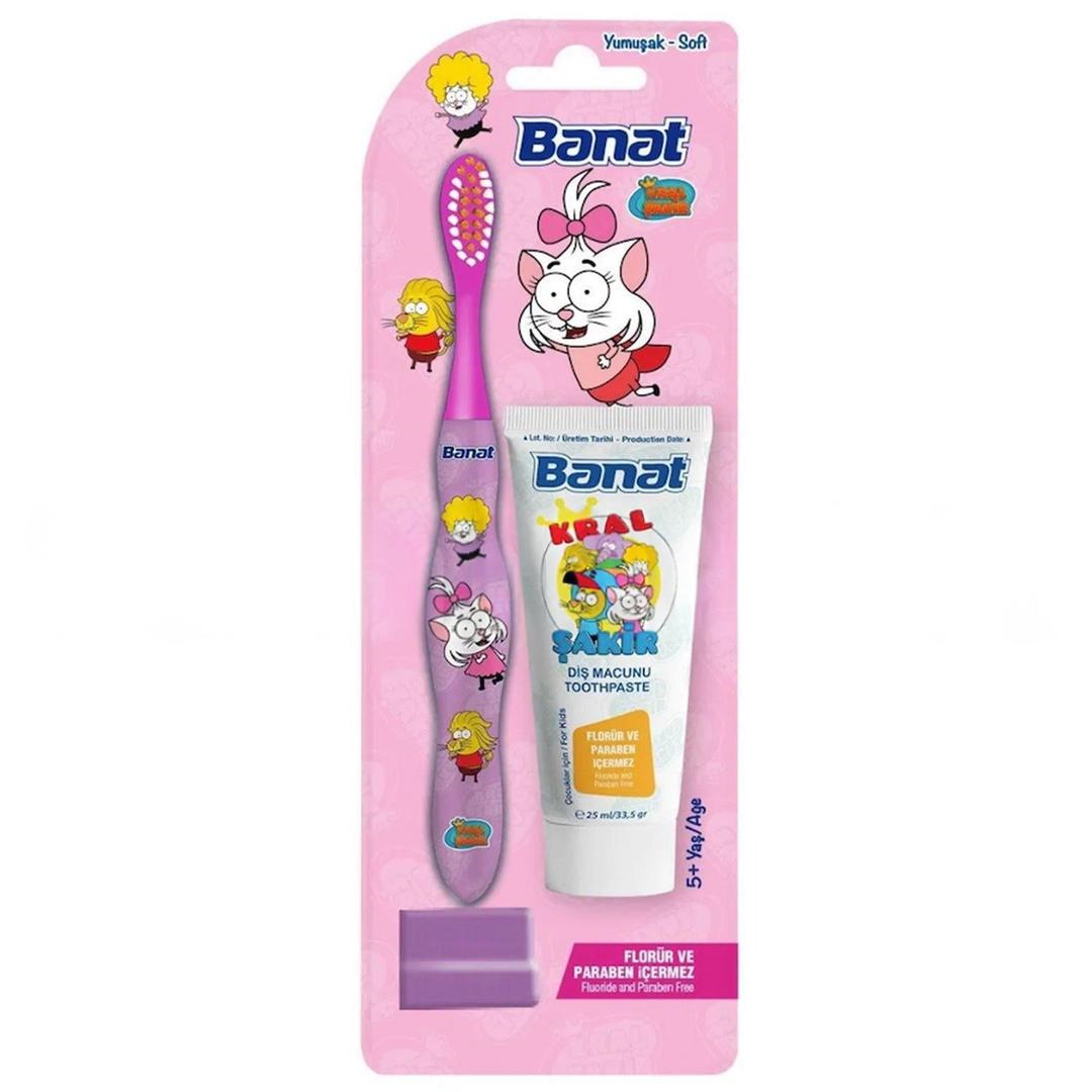 Banat Kral Şakir Canan Diş Fırçası + Diş Macunu 25 ml