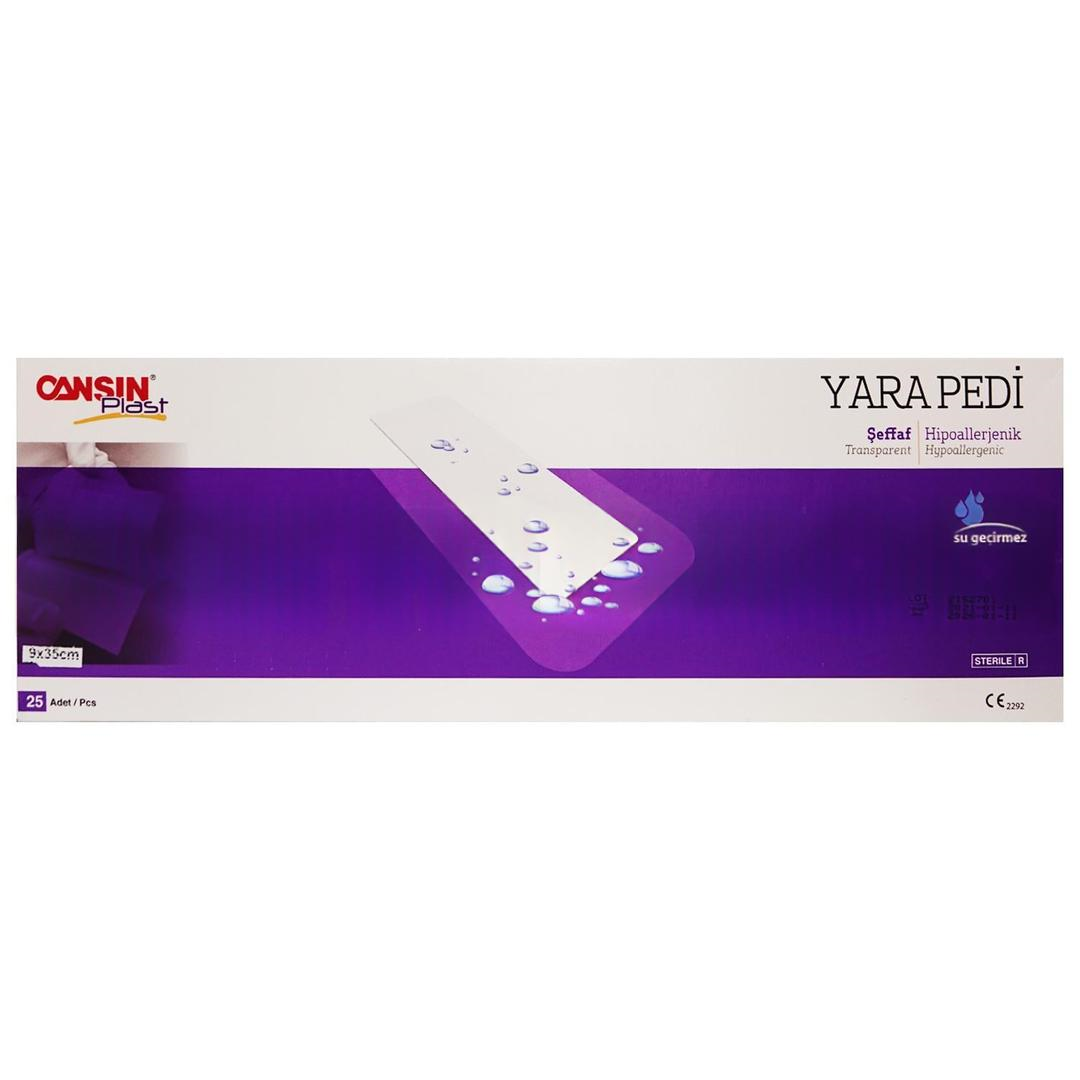 Cansın Plast Şeffaf Yara Pedi 9x35 cm - Tekli