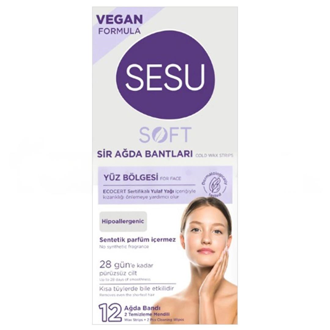 Sesu Soft Sir Ağda Yüz Bantları 12'li