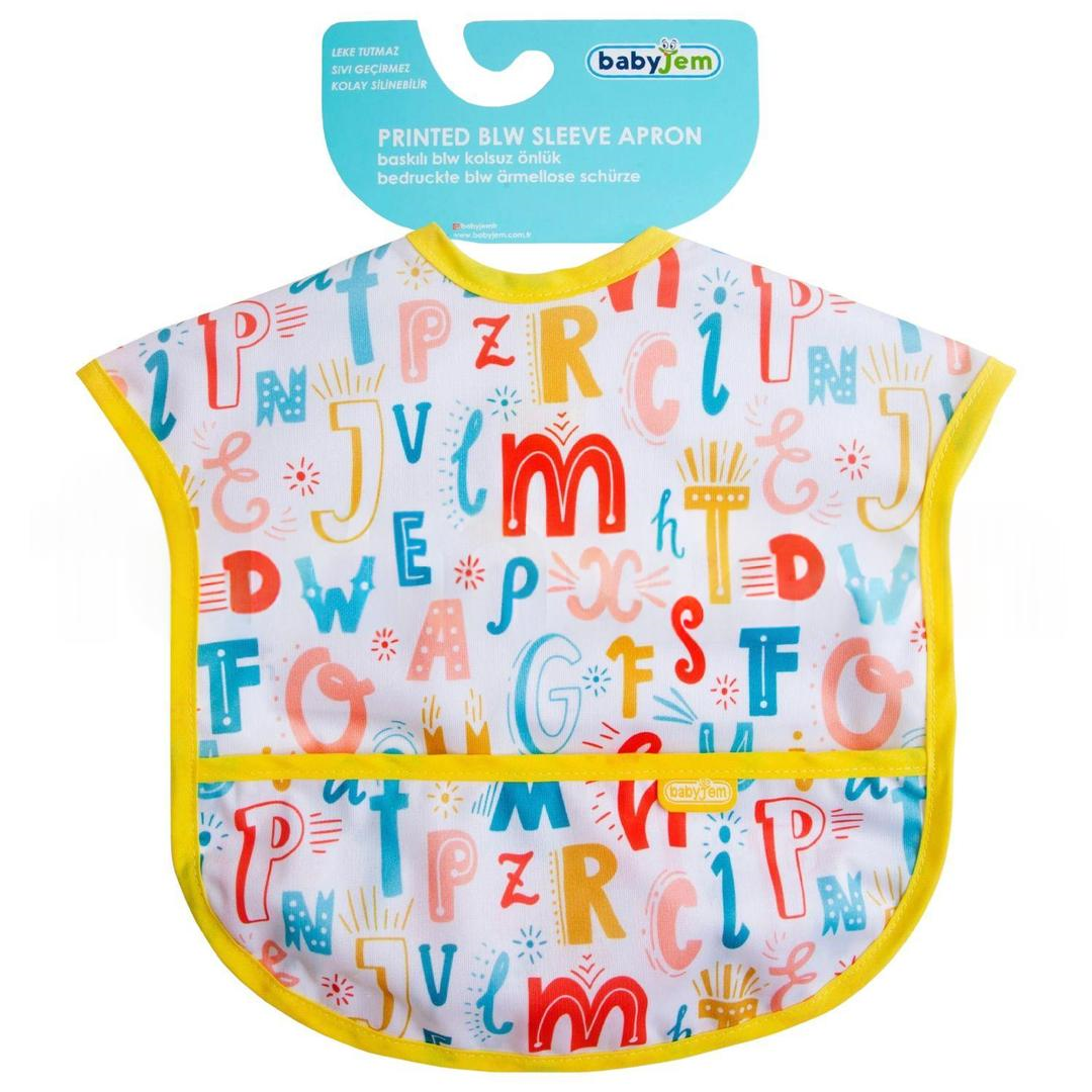 Babyjem Baskılı Blw Kolsuz Önlük Harf Desen 788