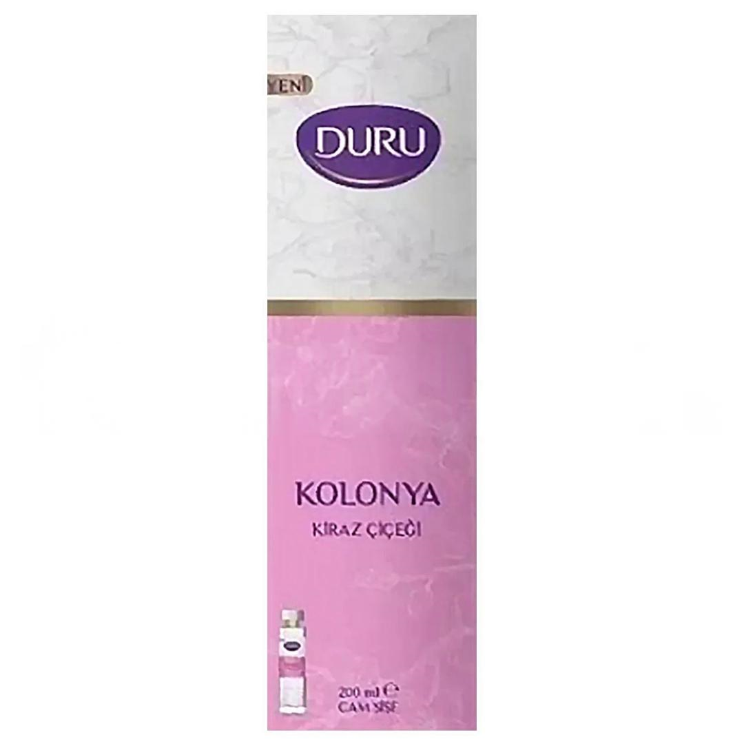 Duru Kiraz Çiçeği Kolonya Cam Şişe 200 ml