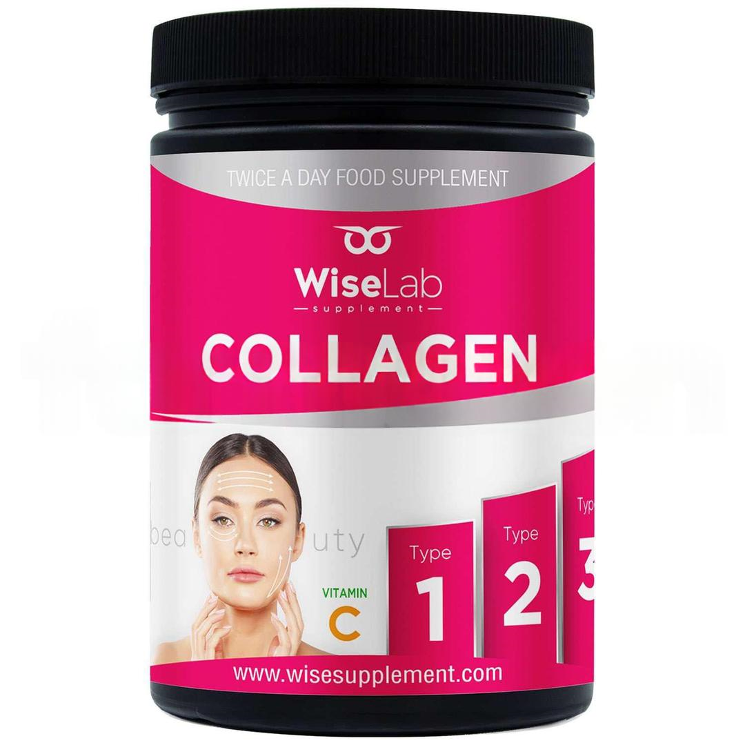 Wiselab Collagen Powder Tip123 Vitamin C 300 gr