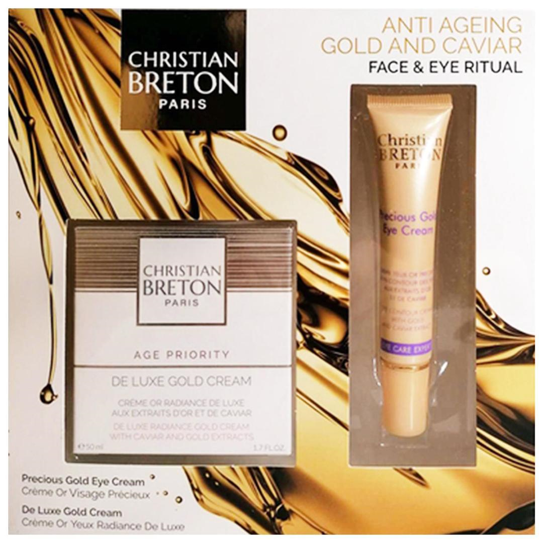Christian Breton Paris Anti Aging Altın ve Havyar Özlü Krem Set