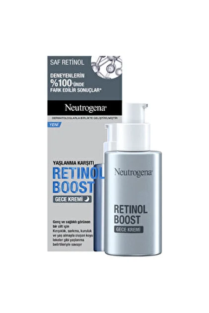 Neutrogena Retinol Boost Yaşlanma Karşıtı 50 ml Gece Kremi