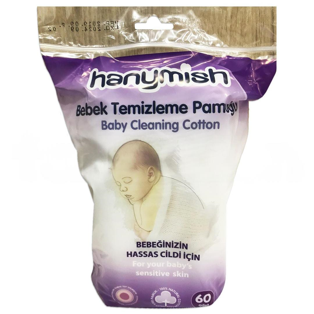 Hanymish Bebek Temizleme Pamuğu 60'lı