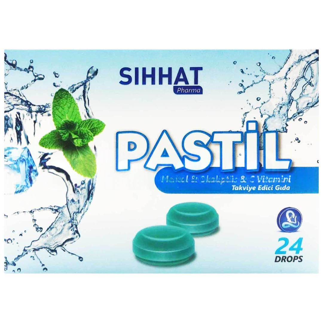 Sıhhat Pastil Mentol & Okaliptus & C Vitamini 24 Drops