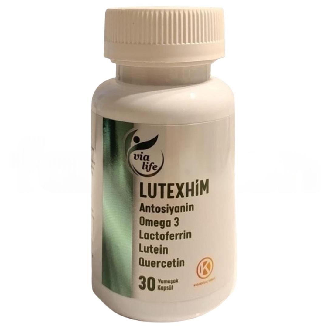 Lutexhim Lactoferrin Antosiyanin Omega 3 Quersetin Lutein Zeaksantin 30 Softjel