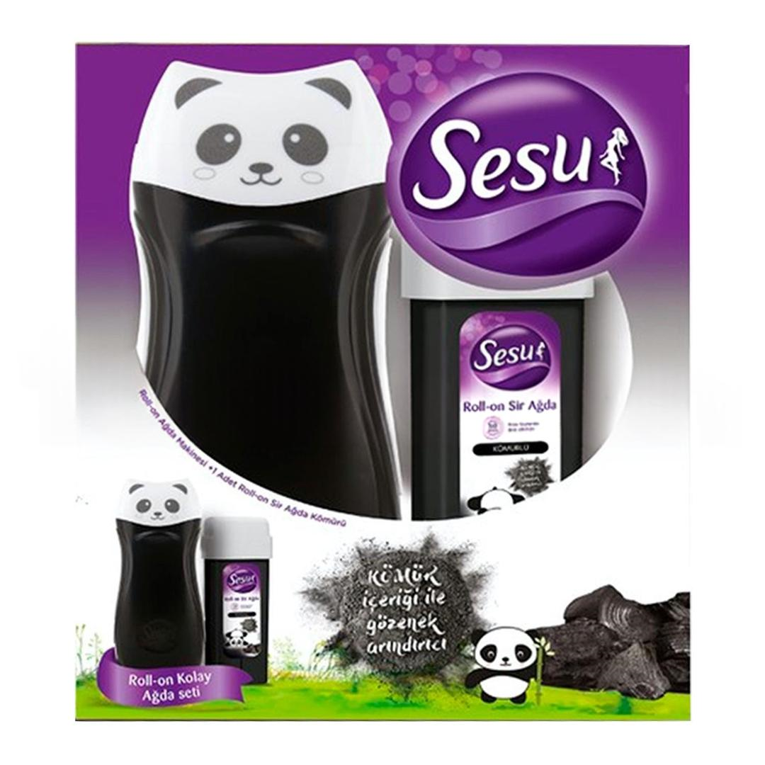 Sesu Roll-On Kolay Ağda Seti - Kömür İçeriği ile Gözenek Arındırıcı