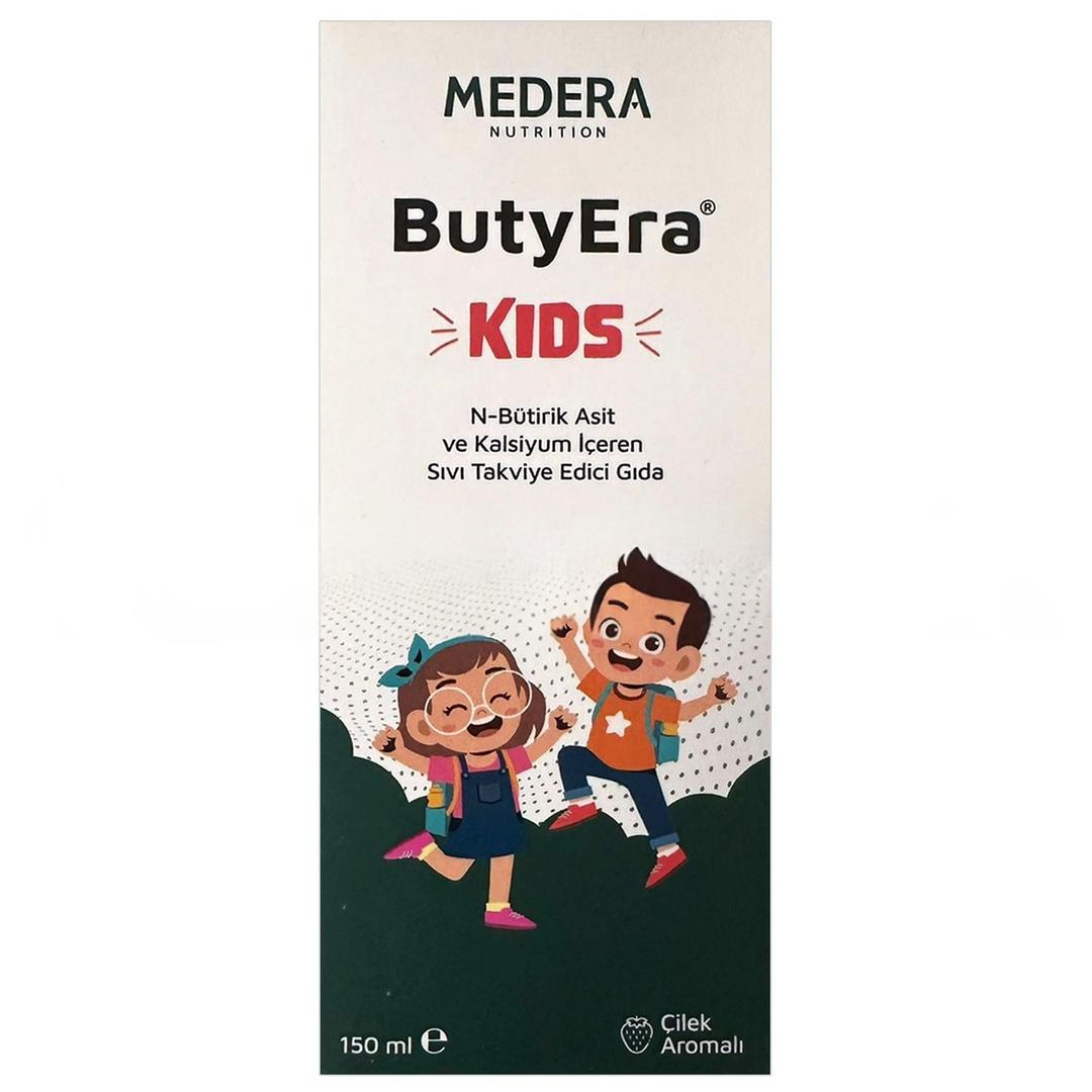 Medera Butyera Kids N-Butirik Asit ve Kalsiyum Çilek Aromalı 150 ml