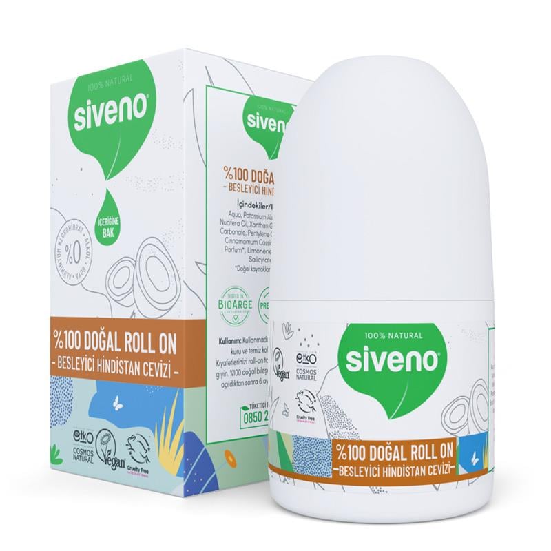 Siveno Doğal Besleyici Hindistan Cevizi Özlü Roll-On 50 ml