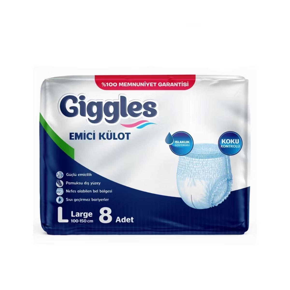 HASTA BEZI GIGGLES EMICI KULOT LARGE 8 LI