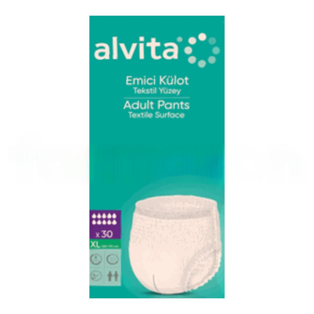 Alvita Hasta Bezi Külotlu xLarge 30'lu