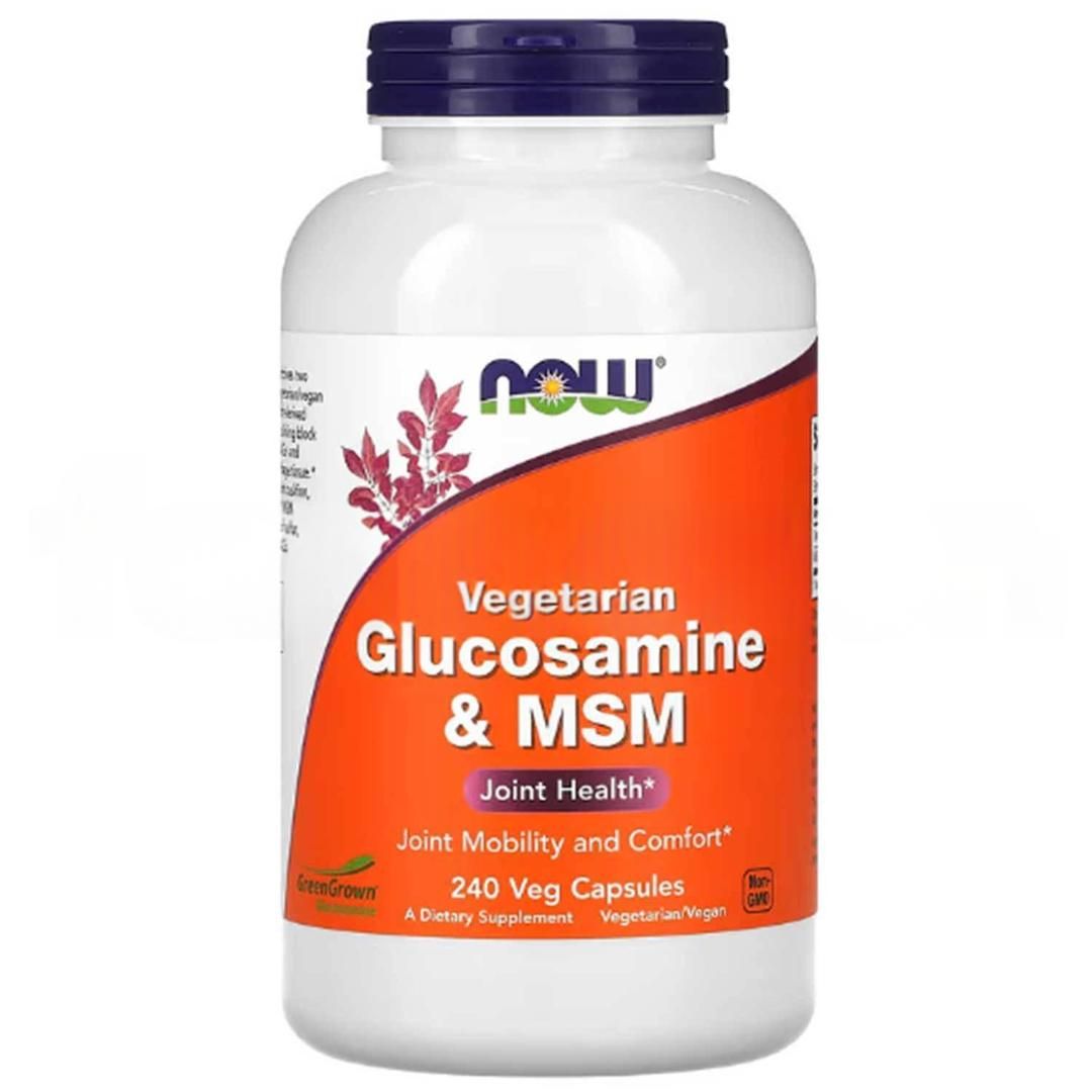 Now Foods Vegetarian Glucosamine & Msm 240 Veg Capsules - İthal