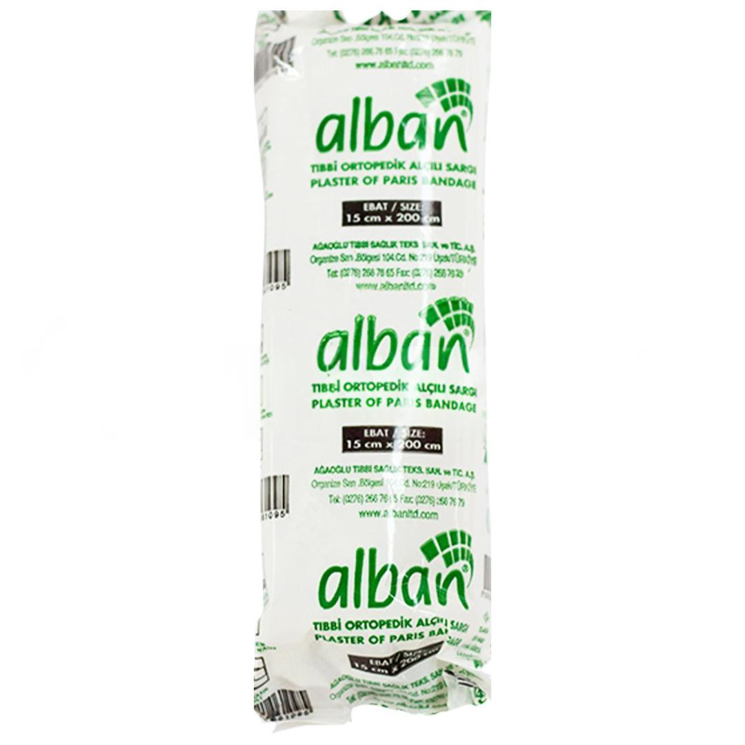 Alban Alçılı Sargı 15 cm