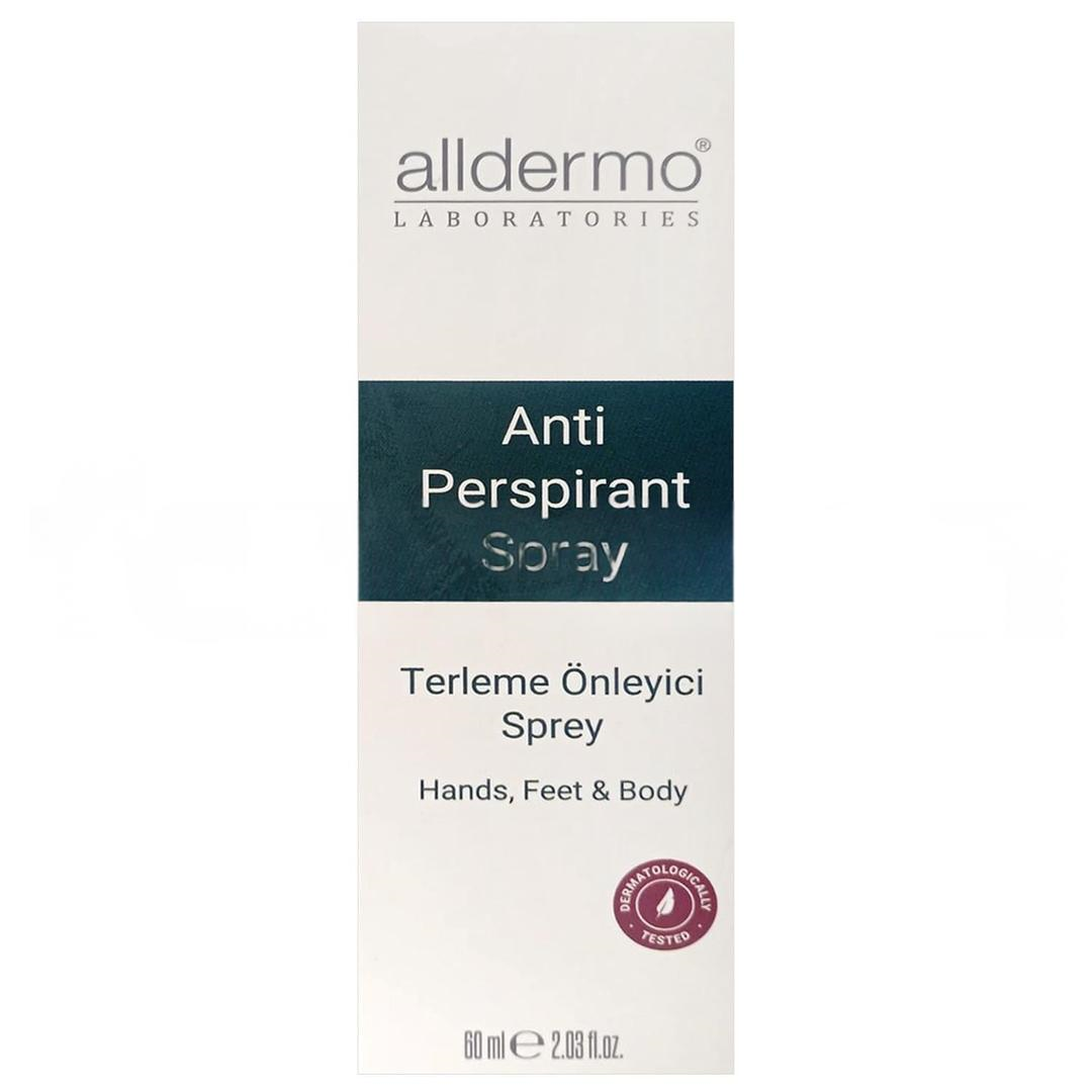 Alldermo Vücut Terleme Önleyici Sprey 60 ml