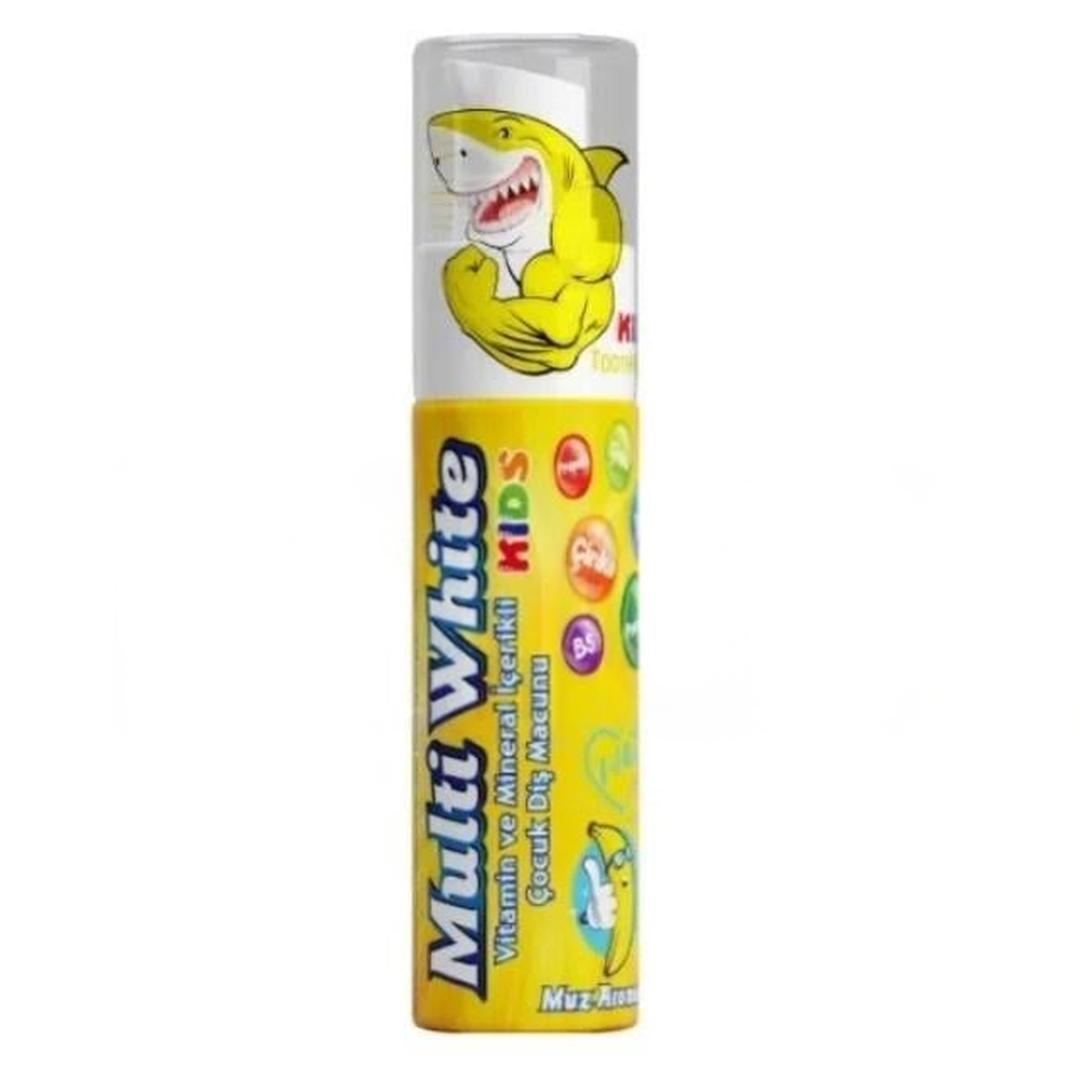 Multi White Diş Macunu Çocuklar İçin Muz Aromalı 50 ml
