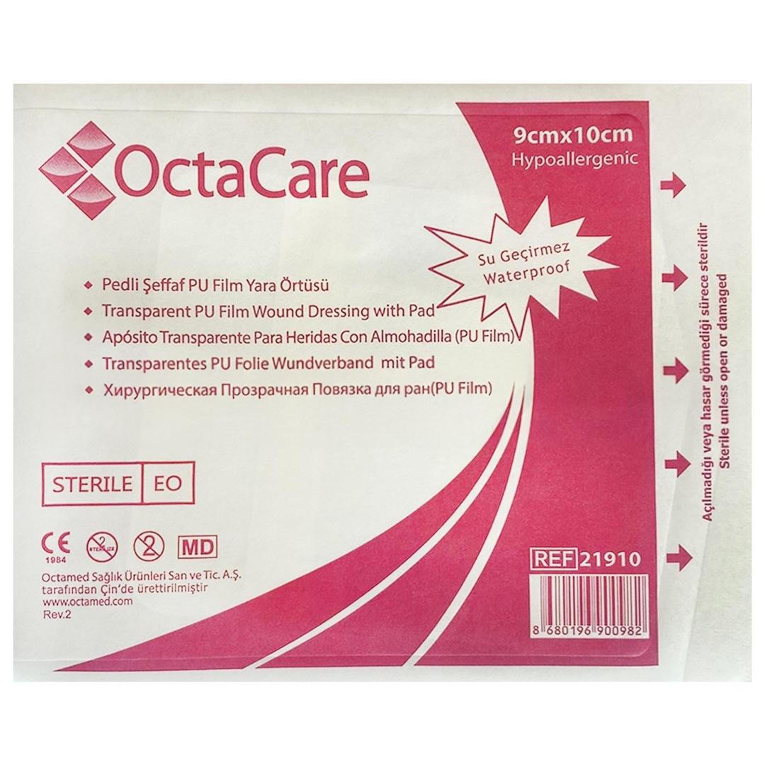 Octacare Şeffaf Yara Örtüsü 9x10 cm - Tekli